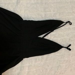SHEIN black floor length dress, size medium